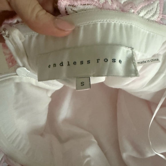 Endless Rose Pink Lace Halter Mini Dress - Picture 2 of 4